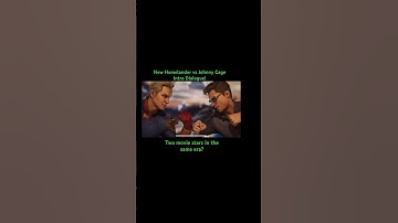 New Homelander Intro Dialogue vs Johnny Cage | Mortal Kombat 1