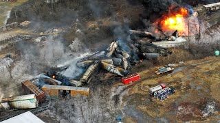 NTSB investigates Ohio train derailment