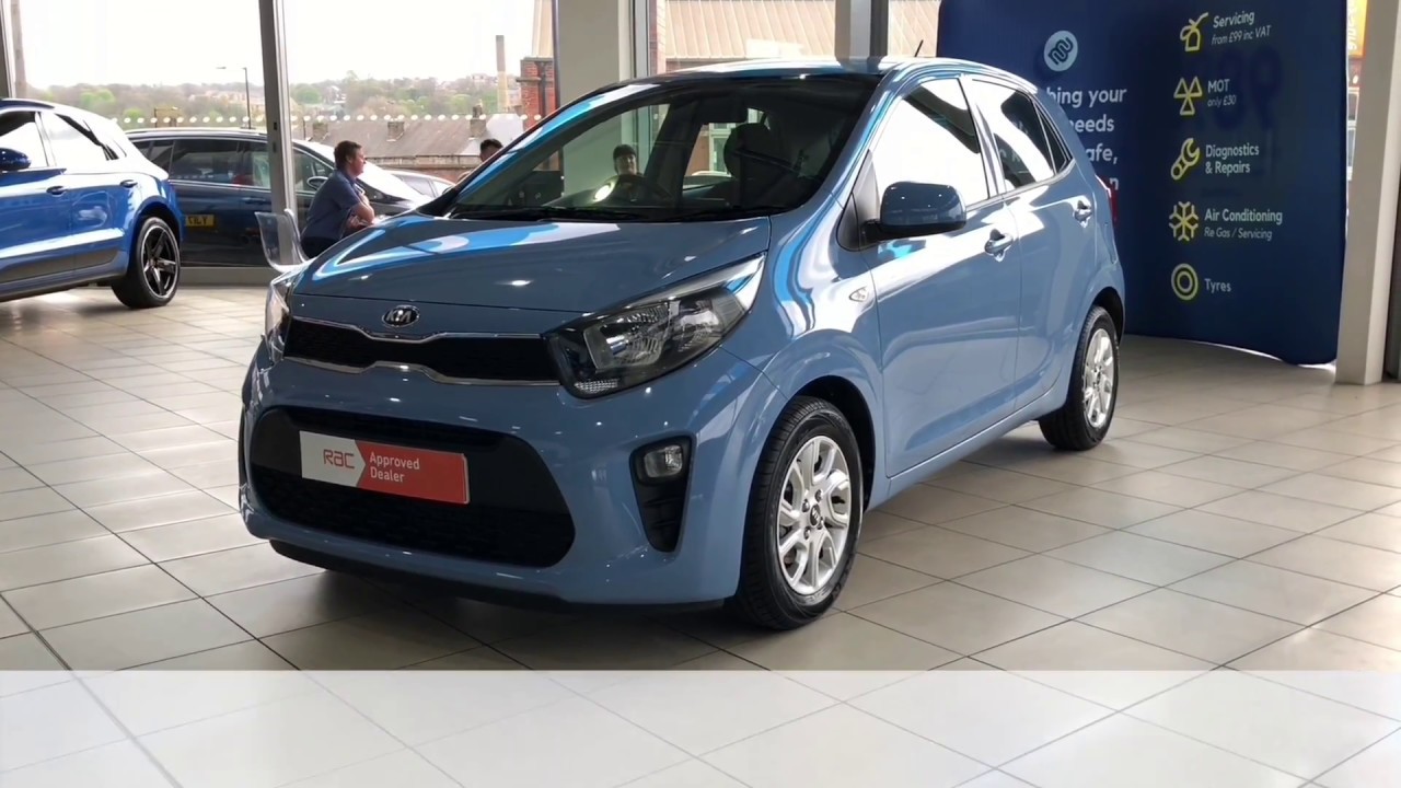 Kia picanto голубая