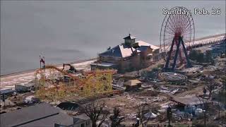 Cedar Point 2023: The Boardwalk Construction Time Lapse #11 (2/20/23-3/5/23)