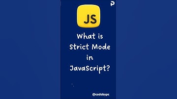 strict mode in Javascript || javascript interview questions  @CodeWithHarry #javascript #shorts