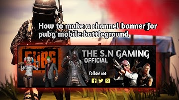 How to make a gaming channel banner for pubg mobile in |Pixellab|on mobile !