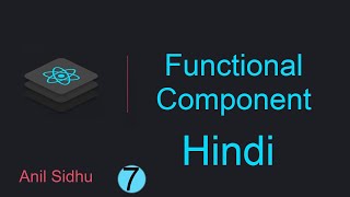 React tutorial in Hindi #7 functional Component | what is component