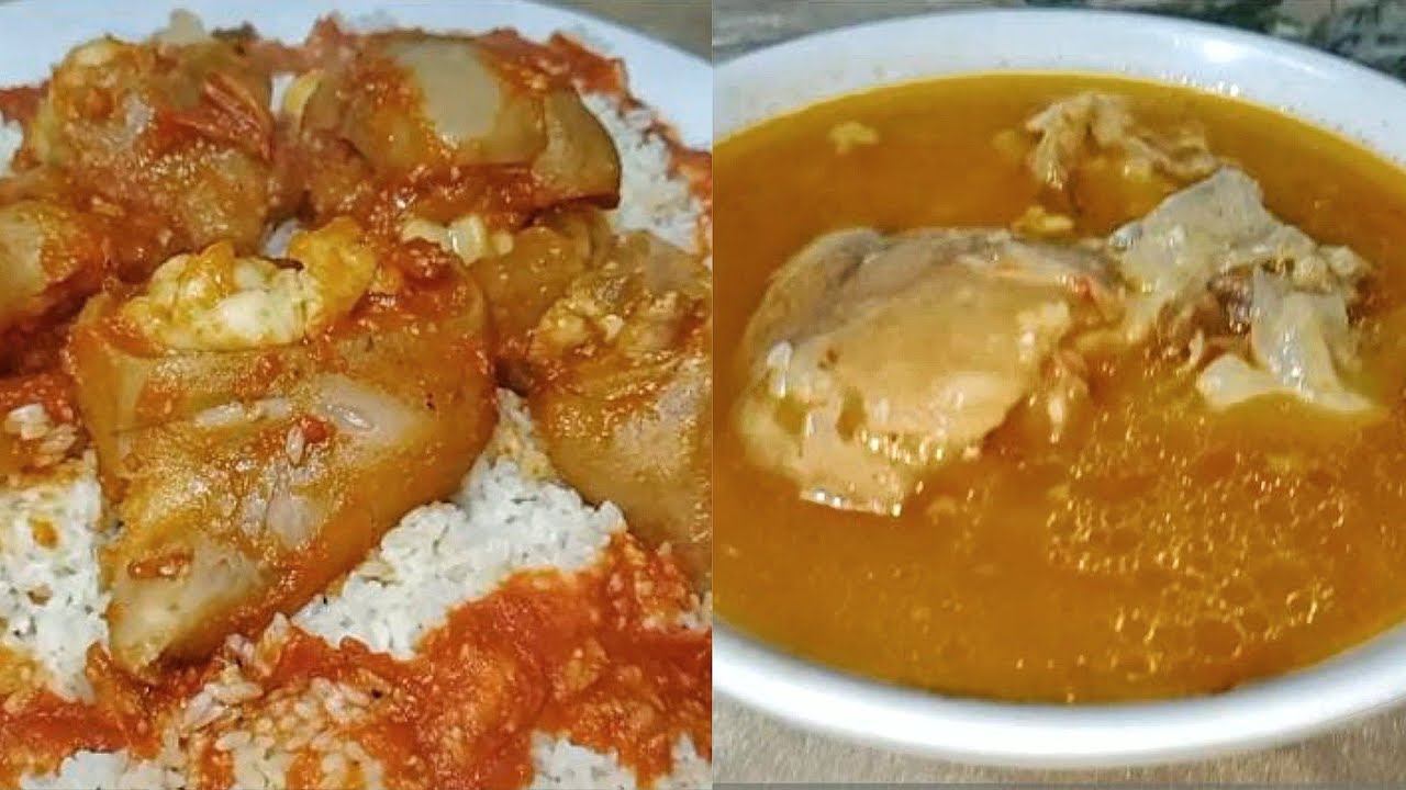 طريقة عمل شوربة الكوارع وفتة الكوارع بالخل والثوم