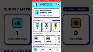 Excited to share my latest React Native project – Field Inspection App