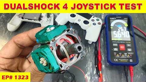 {1323} How to Test Joystick Drift Sensor | PS4 DualShock 4 Controller Potentiometer Check