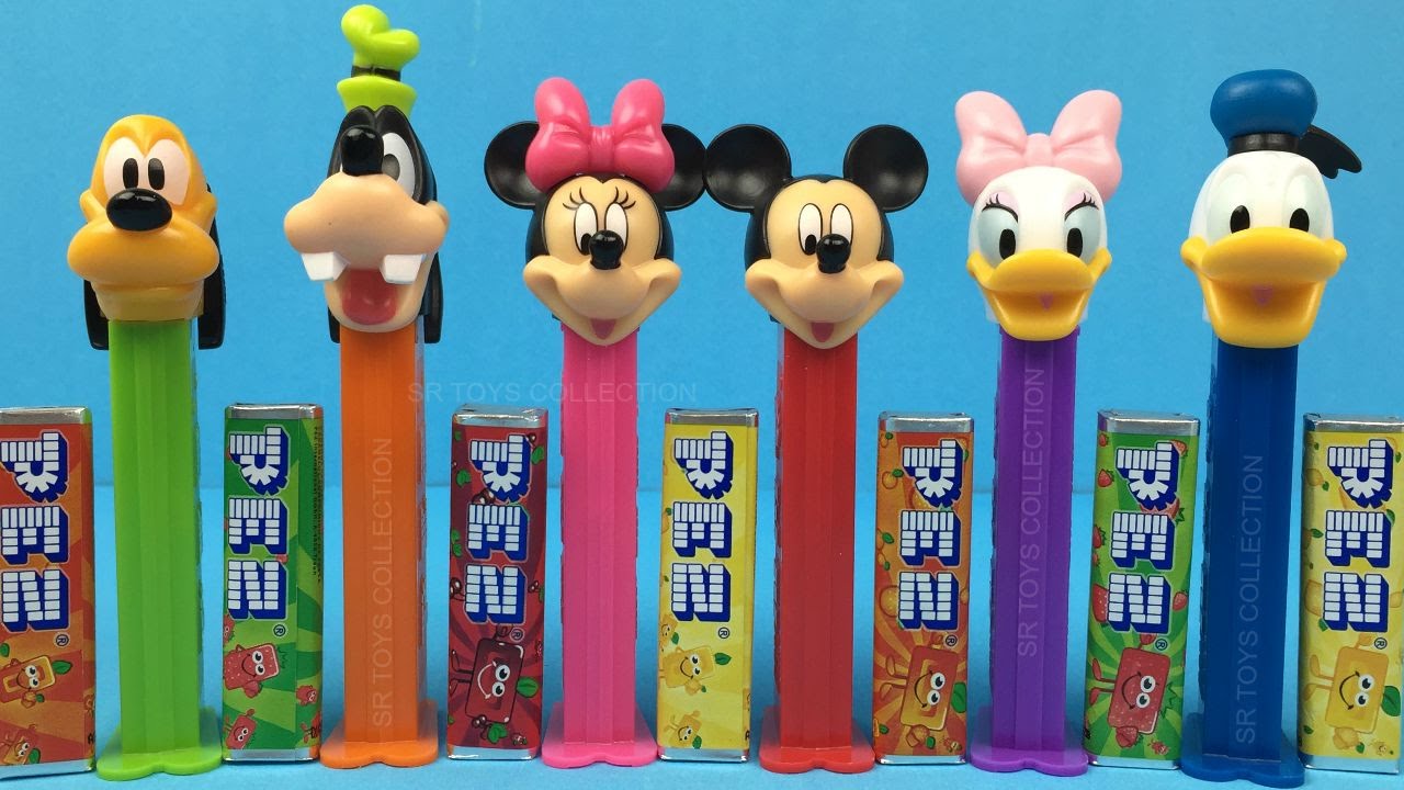 Mickey Mouse Clubhouse Pez Dispensers Pluto Goofy Minnie Mouse Mickey 