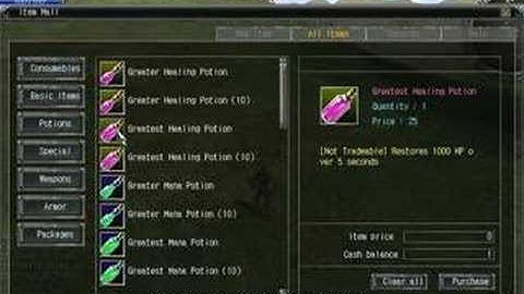 Last Chaos USA - Old Item Mall