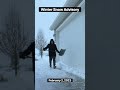 Winter Storm Advisory Time Lapse Shoveling Snow Drift Eagle Mountain Utah