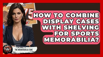 How To Combine Display Cases With Shelving For Sports Memorabilia? - The Memorabilia Zone