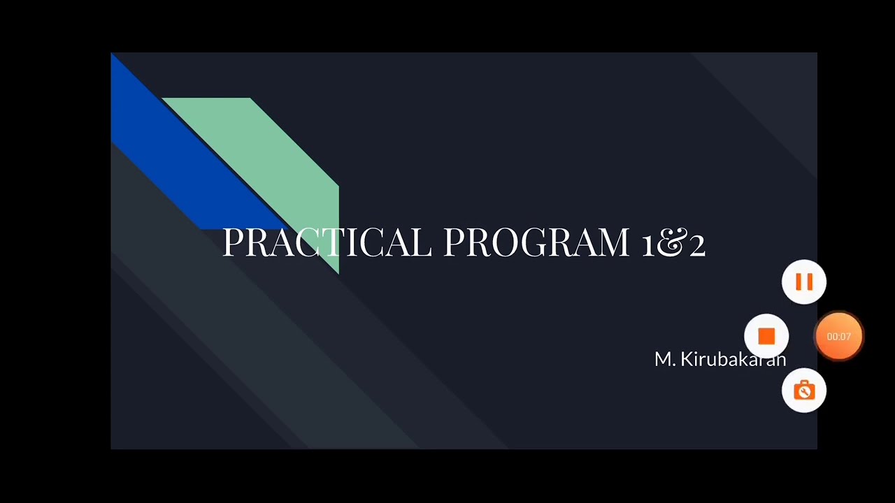TN 12TH PYTHON PRACTICAL PROGRAM 1&2 - YouTube