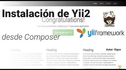 Curso Yii2 [1] : Instalación del framework Yii2 desde Composer en Windows