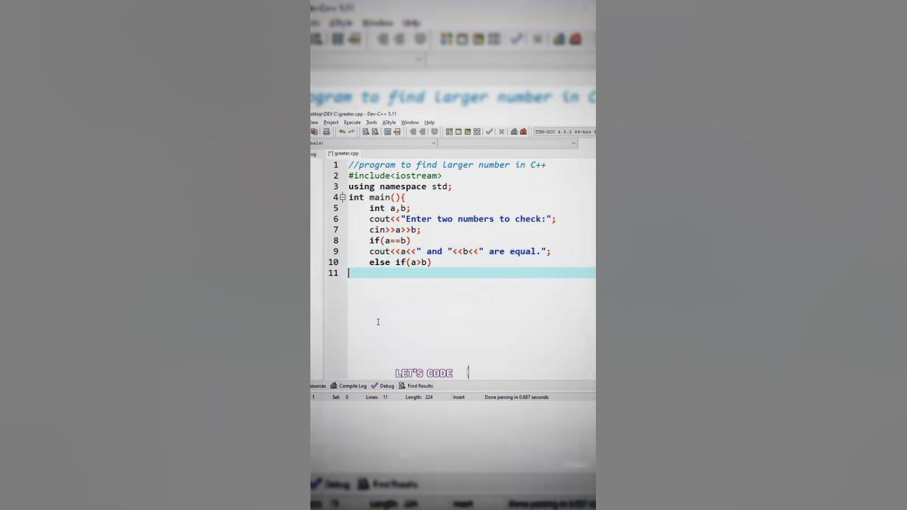program to find largest number in c++ - YouTube