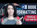 BOOK FORMATTING IN WORD | Setting up your book's pages and margins