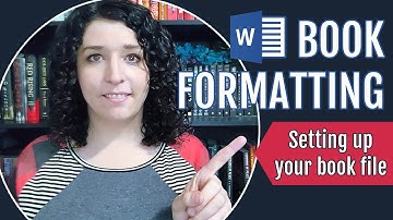 BOOK FORMATTING IN WORD | Setting up your book