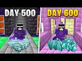 I Survived 600 Days in HARDCORE Minecraft...