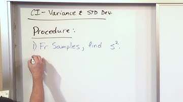 Lesson 5 - Estimating Population Variance, Part 1