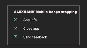How to fix ALEXBANK Mobile keeps stopping close app problem android 2025