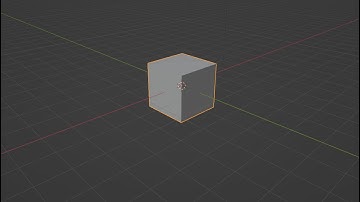 how to make the default cube blender tutorial