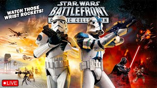 LIVE - NEW UPDATE! First Time Playing Star Wars Battlefront Classic Collection! - THE GRAY JEDI