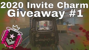 Acogs Are Not The Play // 2020 Invite Charm Giveaway #1 - Rainbow Six Siege