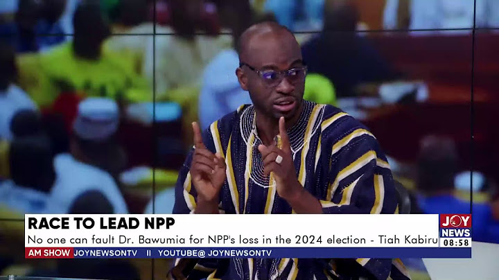 No one can fault Dr Bawumia for NPP's loss in the 2024 election - Tiah Kabiru | AM Show