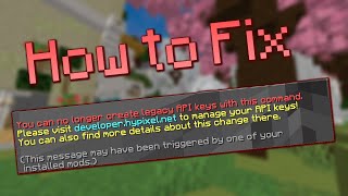 How to Setup New API Key | Hypixel screenshot 3