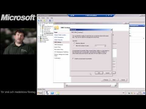 Foundation Server - Dela filer, dela skrivare, lägg till group policy