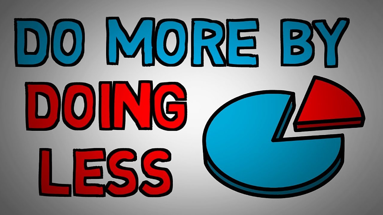 The Pareto Principle - 80/20 Rule - Do More By Doing Less (Animated)