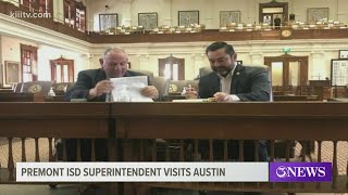 Premont Superintendent talks with state lawmakers about priorities for public education and some of