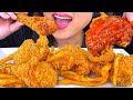 Eating Popeyes with Hot Honey!