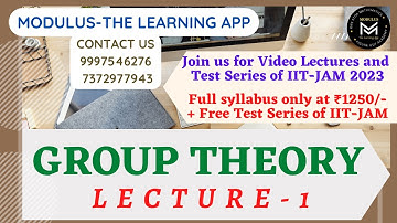MODERN ALGEBRA Lecture - 1 | Set Theory and Functions | IIT JAM 2023 | Modulus - The Learning App
