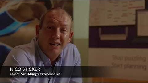 Video testimoinial Dime Scheduler