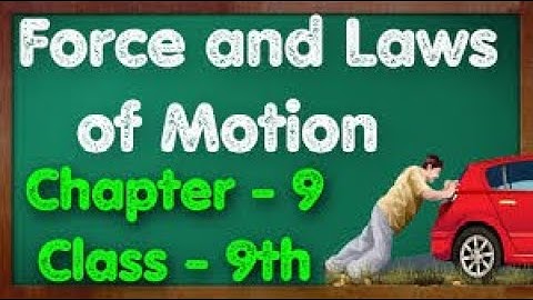 Force and Laws of Motion l Handwritten notes l Class 9 l Physics l Full chapter l Notes