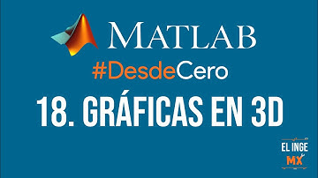 Gráficas en 3D - Curso Básico de MATLAB #DesdeCero