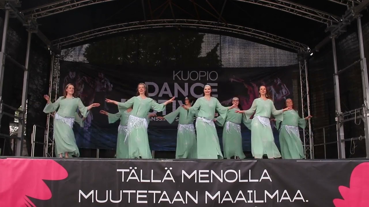 Drum Solo Belly Dance – Beginner Choreography | Kuopio Dance Festival | Vesanto & Rautalampi Groups