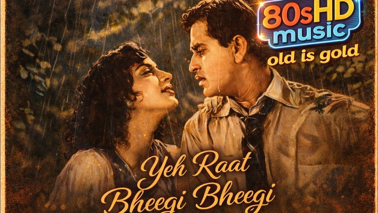 Yeh Raat Bheegi Bheegi-80S VERSION #80S #SONGS #oldsong  #hindisong  #yehraatbheegibheegi