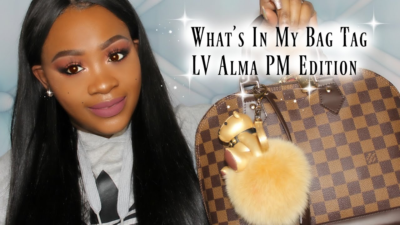 How I pack my bag: Louis Vuitton Alma PM 