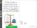 Balancing Scales and Weights
