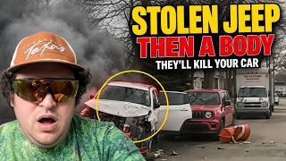 Stolen Jeep Carjack Chase Euclid Ohio Bodycam | Remote Kill Switch