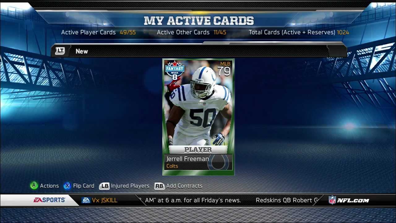 Madden 13: Card Giveaway Updates/Helped another subscriber with his team