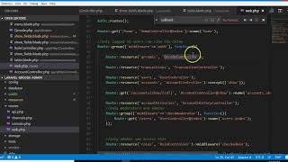 QRCode tutorial   64   payments   remove qrcodes show from auth - Laravel 5.6 full project course screenshot 5
