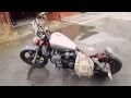 xj700 bobber custom yamaha walk around & loud exhaust