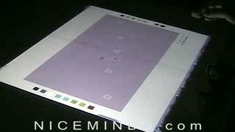 niceminds.com LLP multi touch table tests