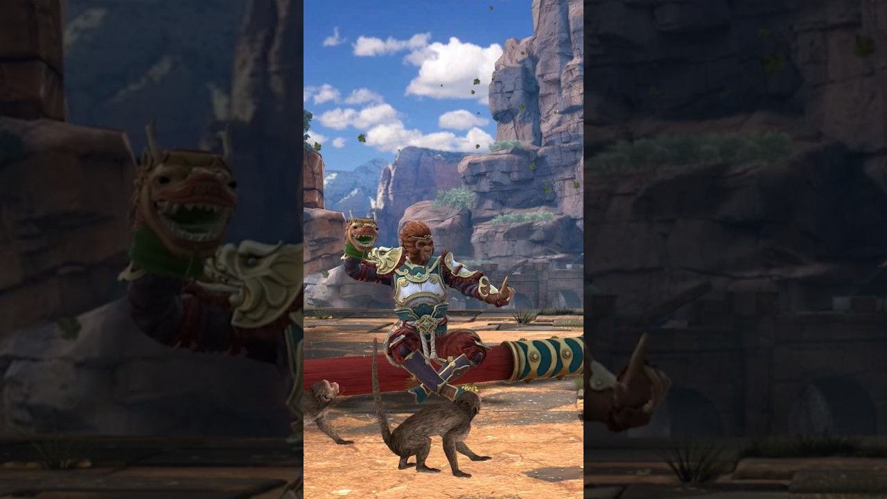 New Stance Monkey King🔥 |shadow fight 4 monkey king| monkey king shadow fight 4| monkey king