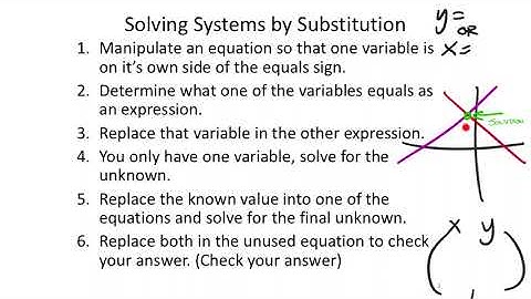 Solving Systems with Substitution II (9th Grade Math Unit 7 Lesson 4)