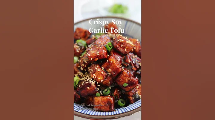 Delicious Crispy Soy Garlic Tofu
