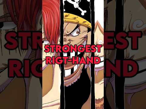Which yonko has the strongest right-hand men  #anime #onepiece #shorts