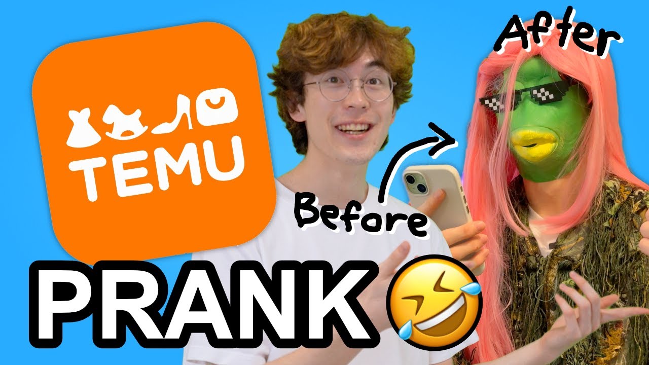 Pranking my brother with TEMU 😂🤣