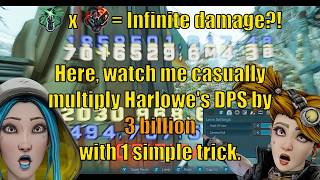 In Borderlands 4, I discovered a new infinite damage exploit for Harlowe.